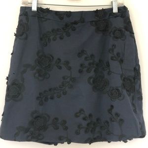 Banana Republic Navy Skirt Size 8P NWT